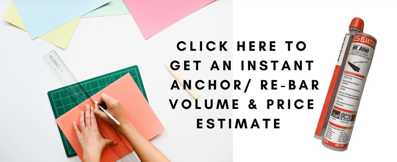 Anchor/ Re-bar fixing Chemical Estimate